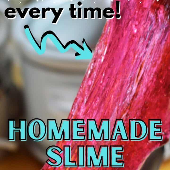 No fail homemade slime recipe.