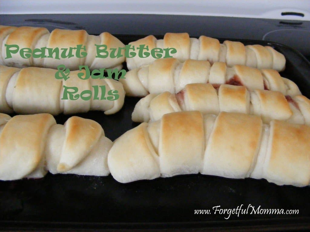 Peanut Butter and Jam Rolls