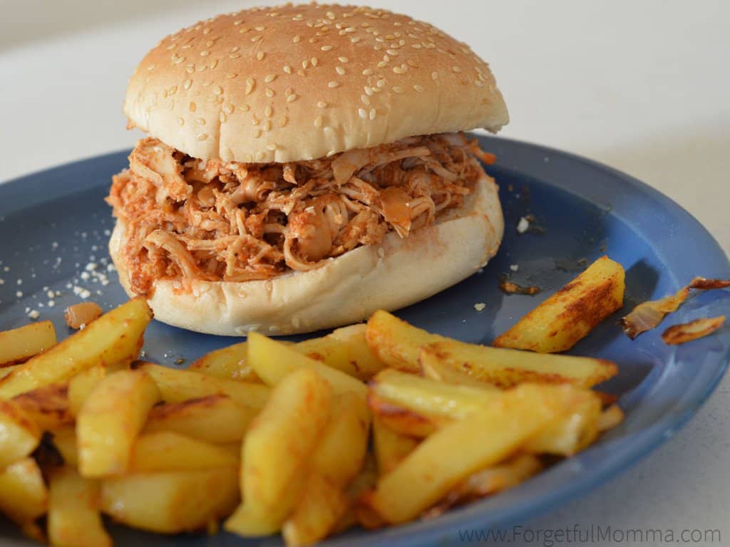 Pulled Chicken & Homemade BBQ Sauce