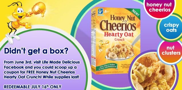 Honey Nut Cheerios Hearty Oat Crunch