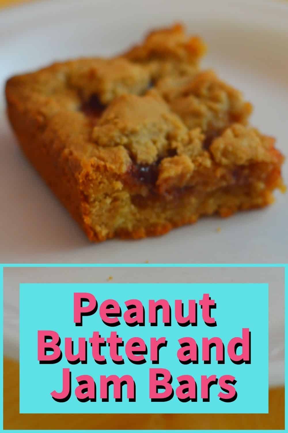 Easy Peanut Butter and Jam Bars Momma