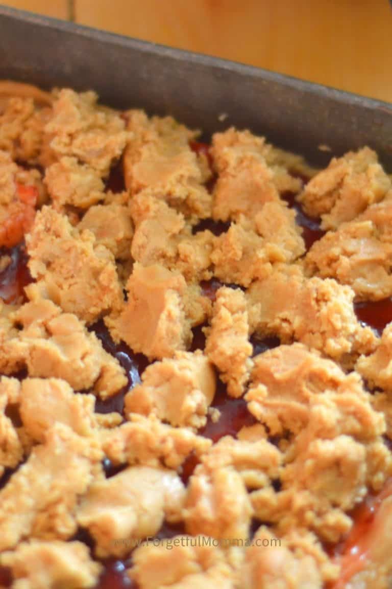 Easy Peanut Butter and Jam Bars Momma