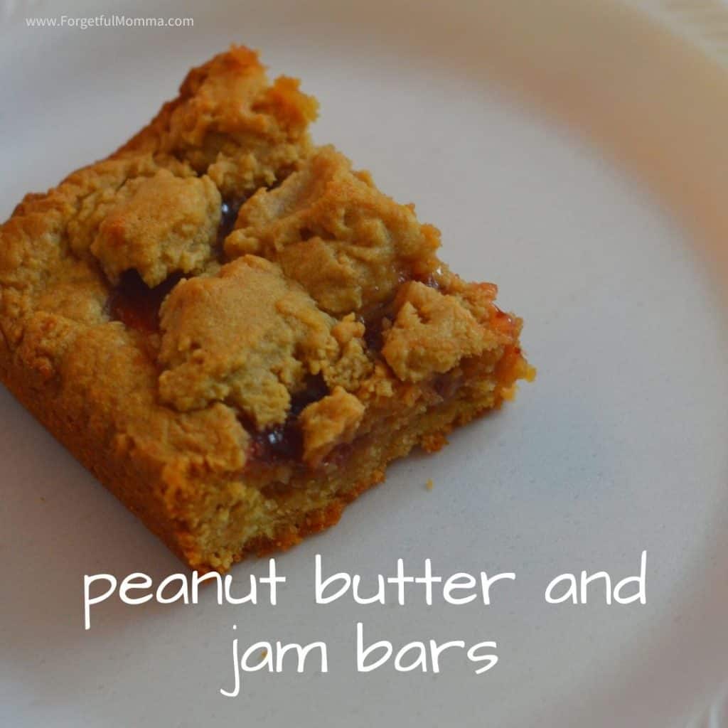 peanut butter and jam bars - peanut butter jam bars