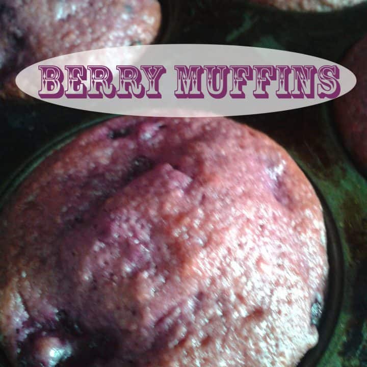 Healthy Berry Muffins for Breakfast