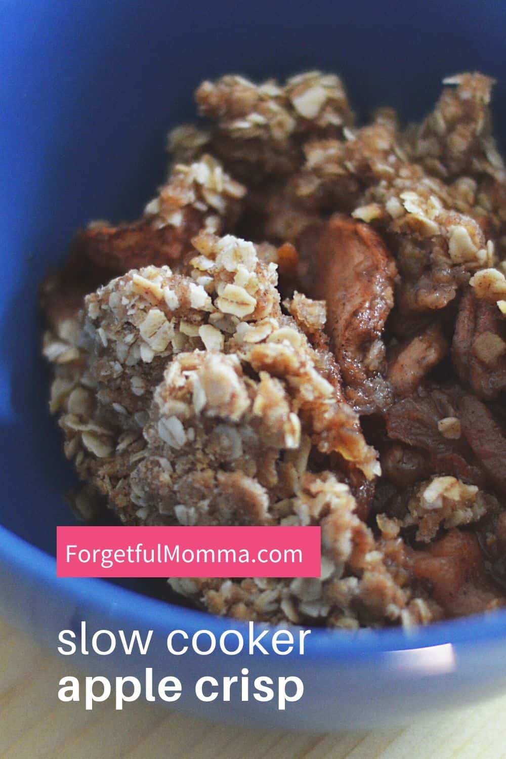 slow cooker apple crisp