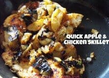Quick Apple & Chicken Skillet