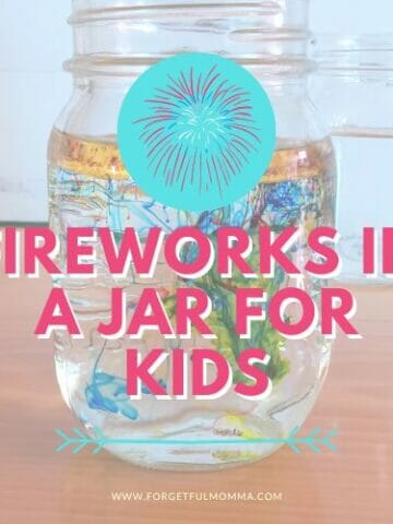 fireworks in a jar with text overlay