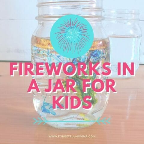 fireworks in a jar with text overlay