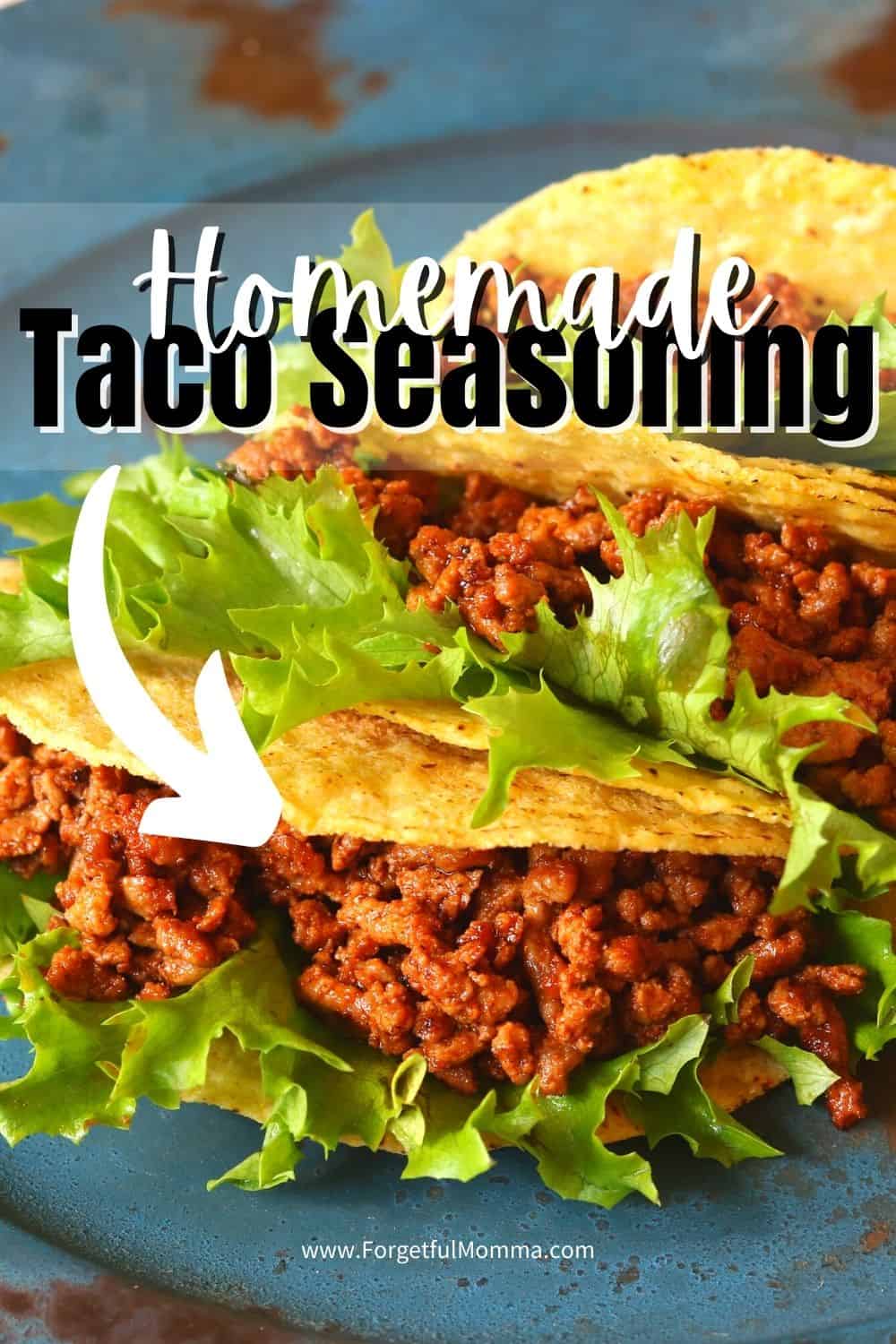 Homemade taco seasoning
