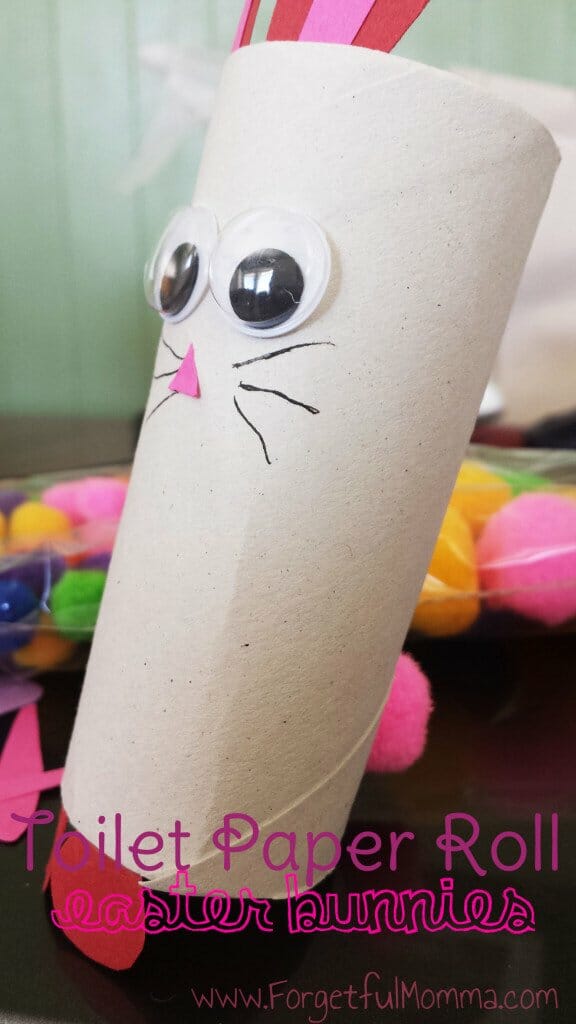 Toilet Paper Roll Easter Bunnies