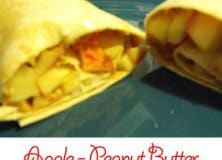 Apple Peanut Butter Wrap