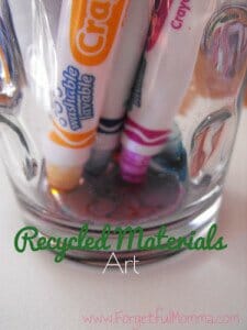Recycled Materials Art - Old Markers