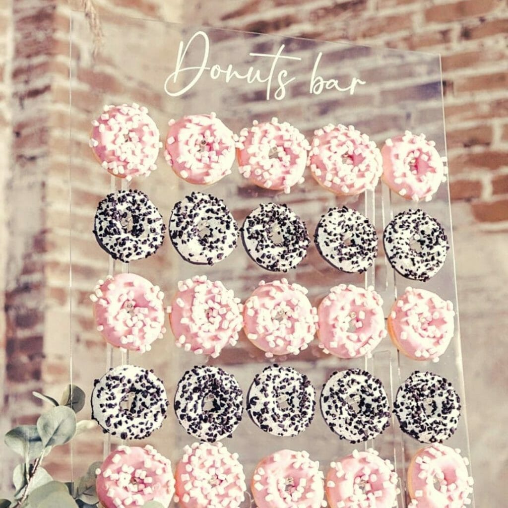 Personalized Donut Wall Stand