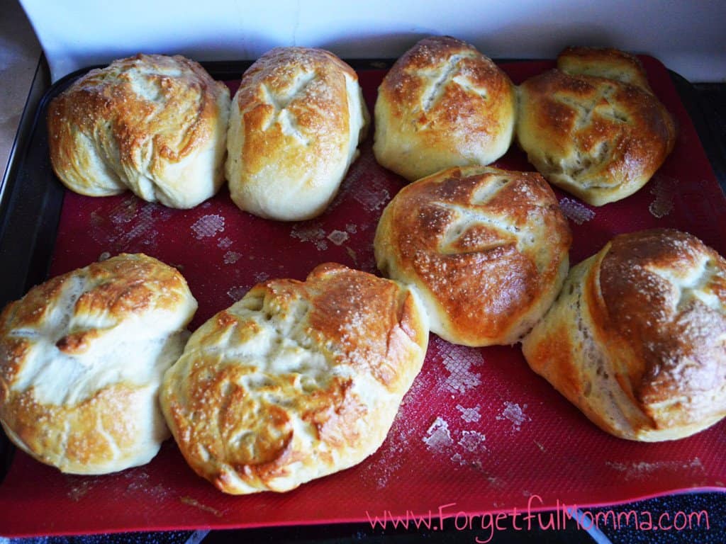 Pretzel Buns