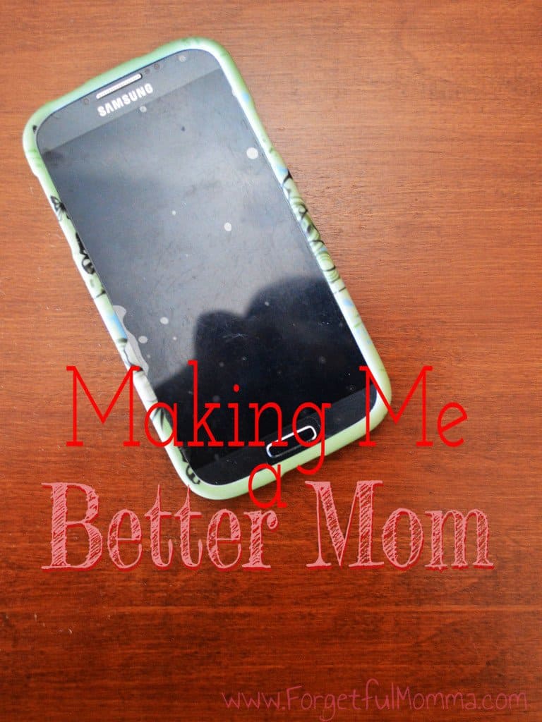 My Smartphone is making me a better mom