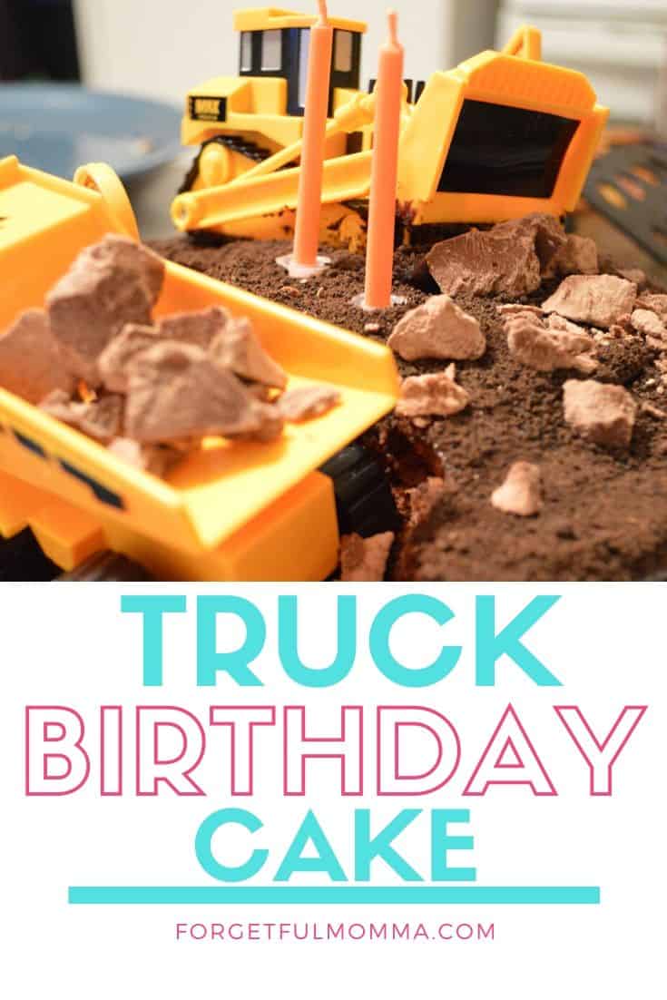 Truck Birthday Cake