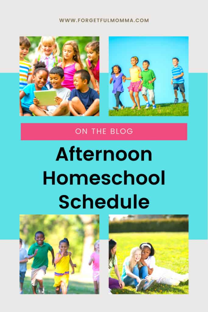 Afternoon Homeschool Schedule