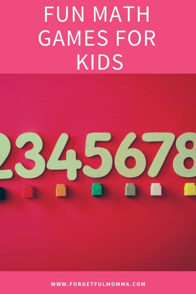 Fun Math Games For Kids Forgetful Momma