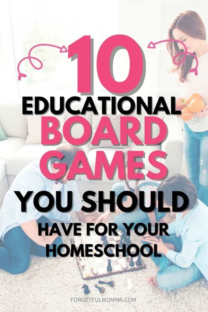 10+ Educational Board Games for Your Homeschool