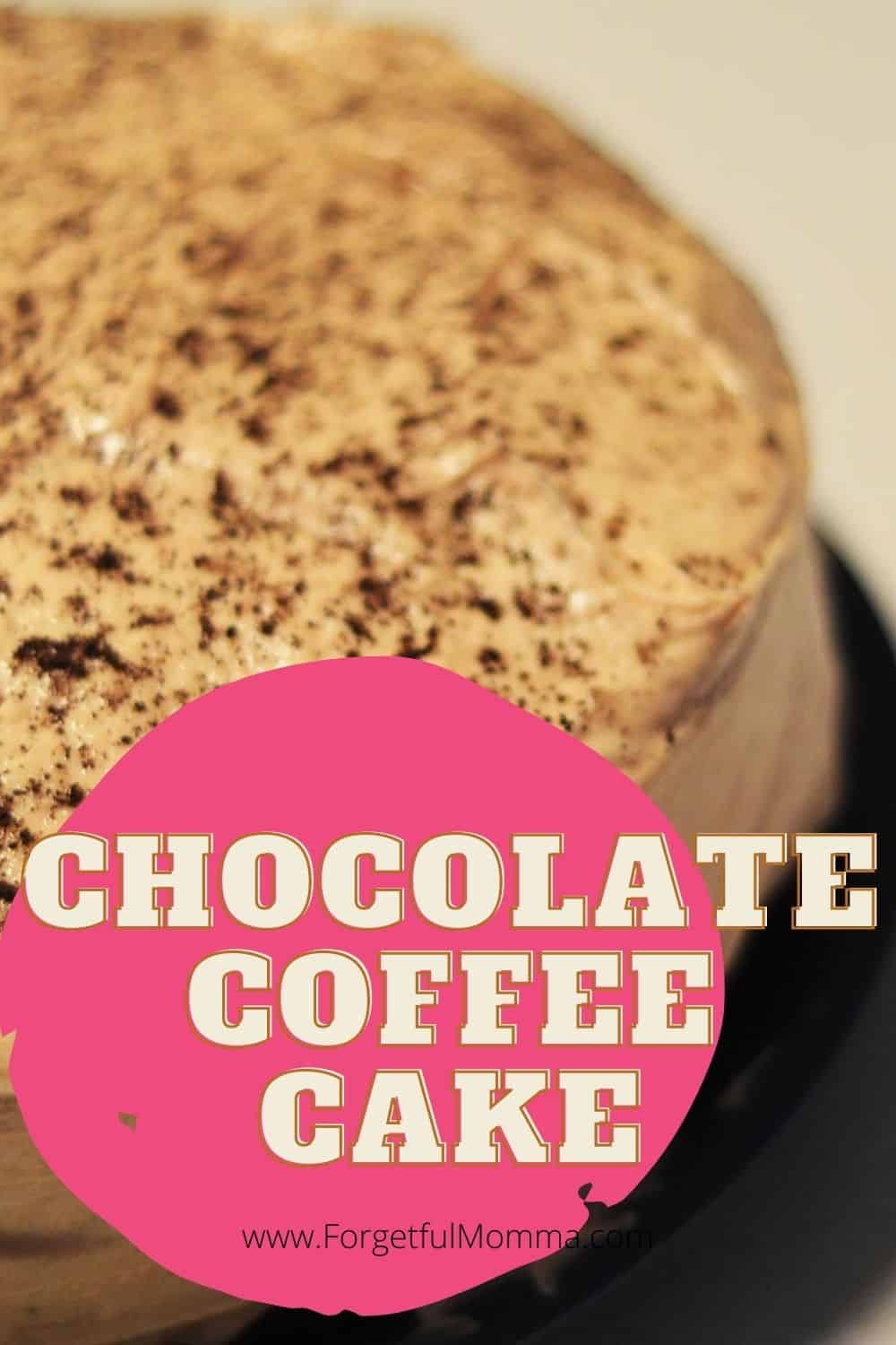 homemade chocolate cake with peanut butter frosting