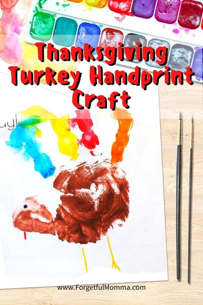 Thanksgiving Turkey Handprint Craft