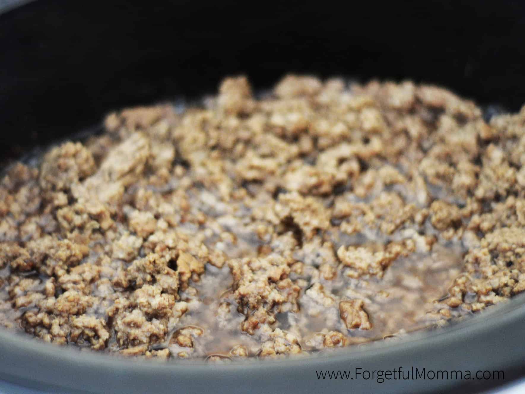 Browning Ground Beef in Your Slow Cooker