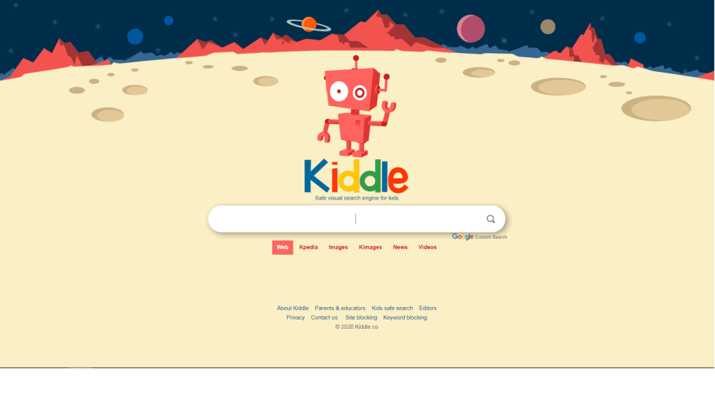 kiddle - website for kids