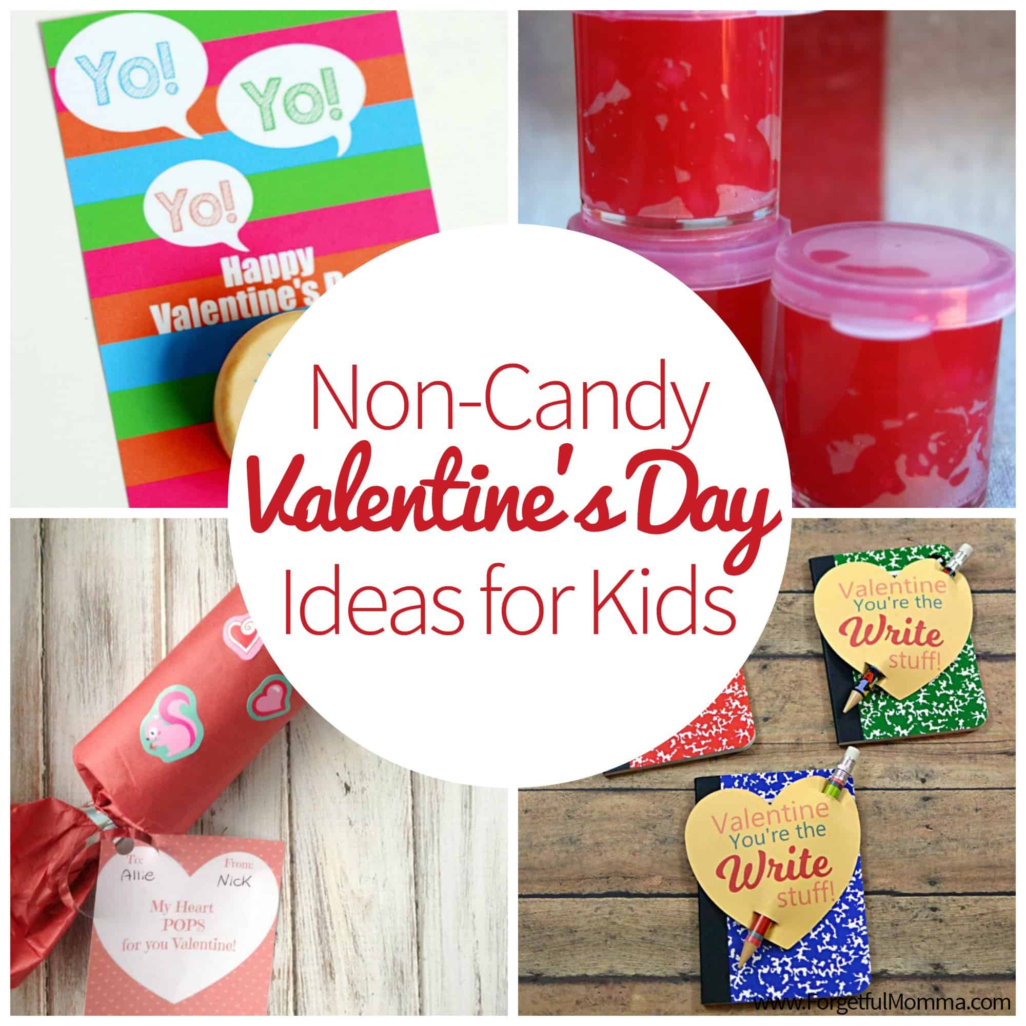 Non-Candy Valentine's Ideas for Kids to Take to School