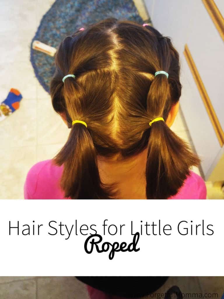 Little Girls Hair Elastic Roped