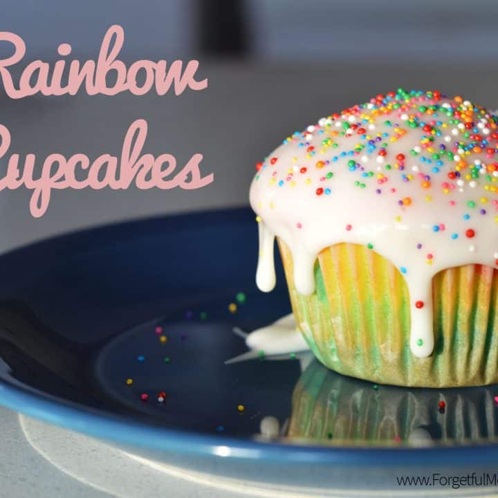 St. Patrick's Day - Rainbow Cupcakes