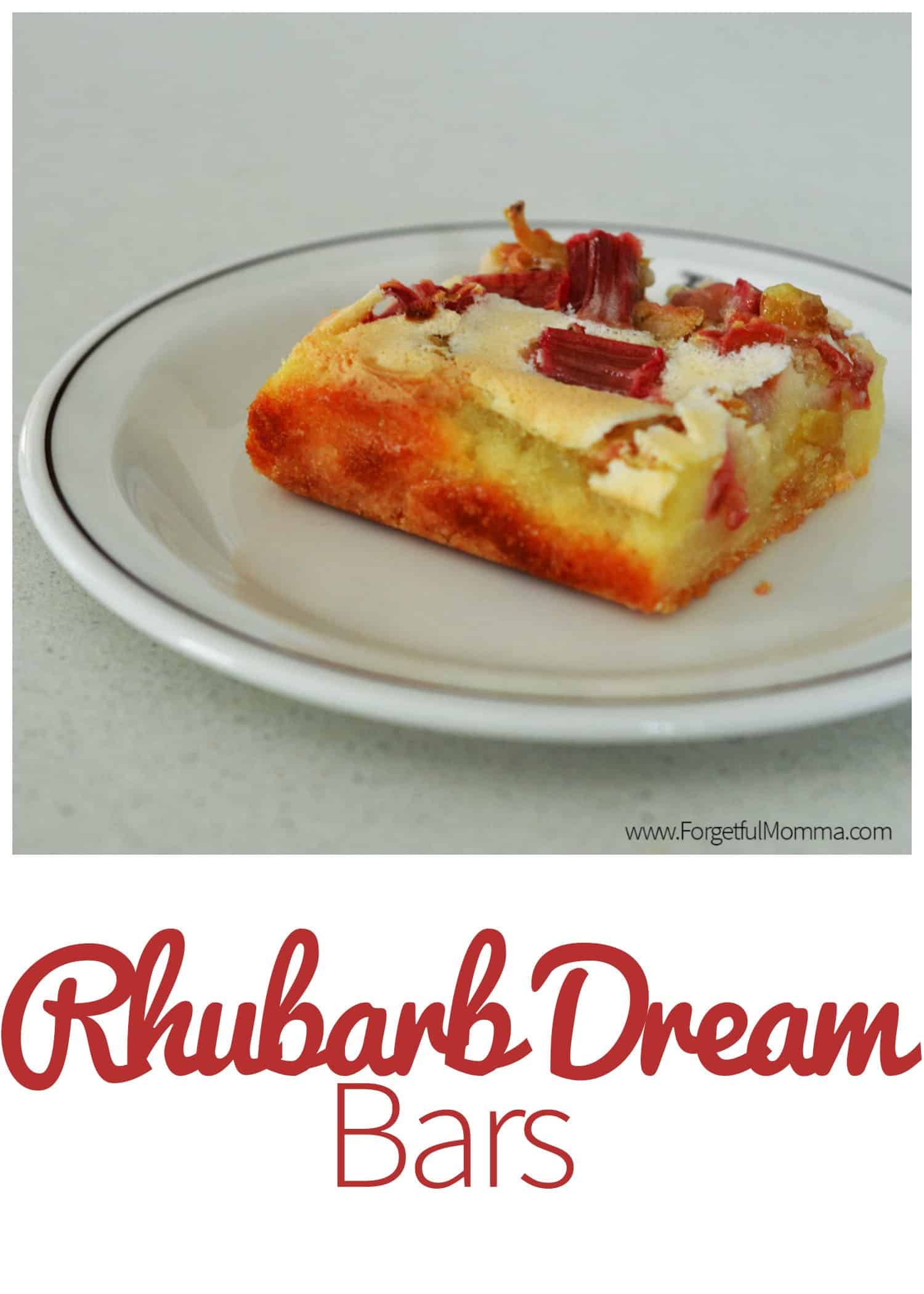 Rhubarb Dream Bars