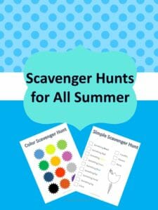 Scavenger Hunts for All Summer Long