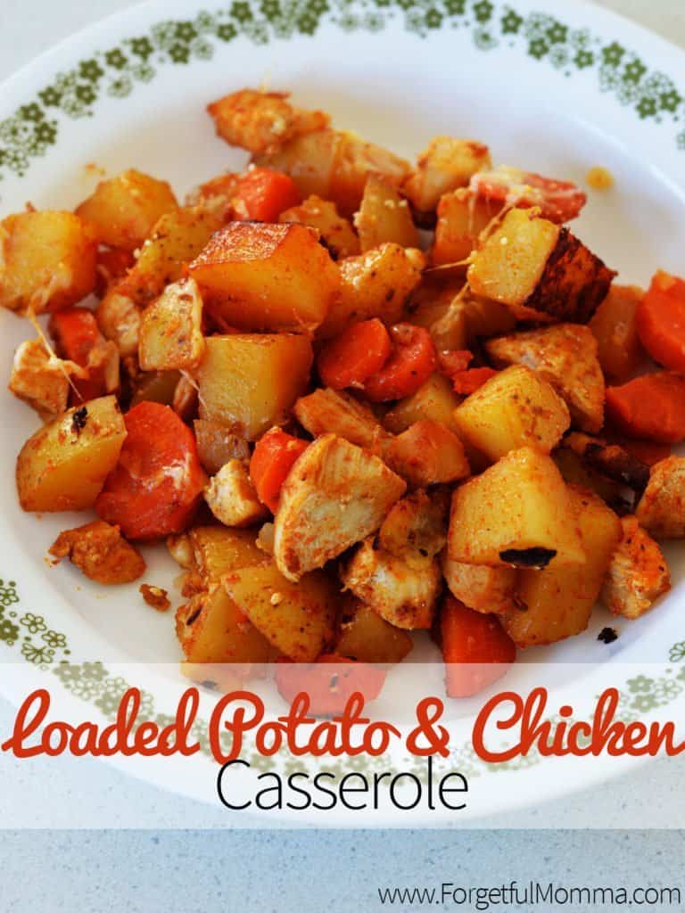 Loaded Potato & Chicken Casserole