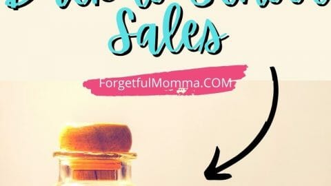 Homeschooling Budget Back to School Sales budget jar with text overlay