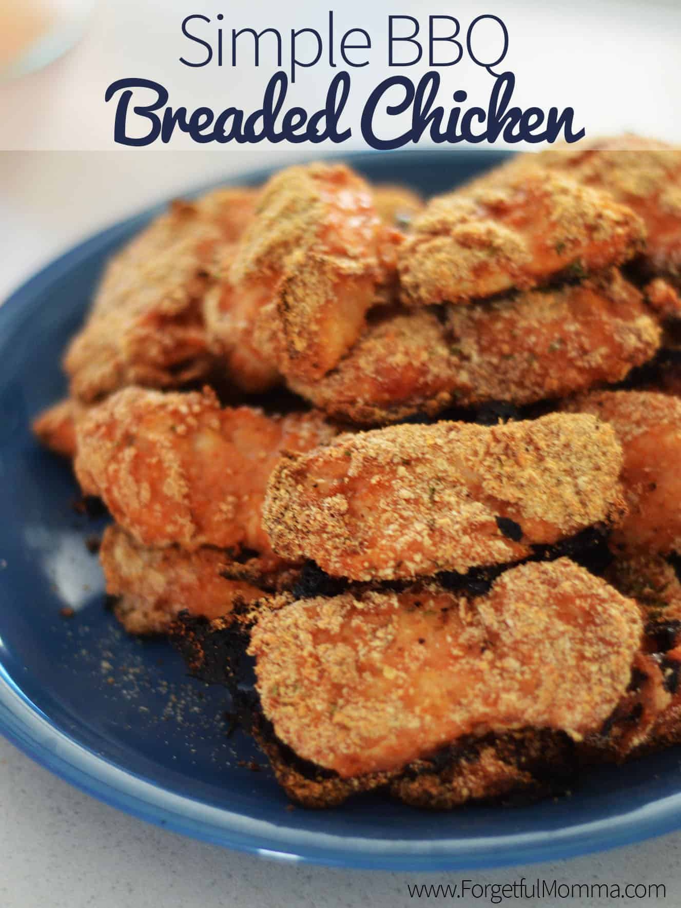 Simple BBQ Breaded Chicken