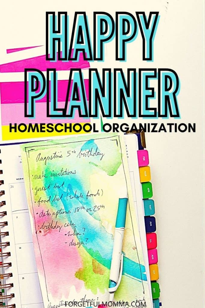 Getting Organized with A Happy Planner
