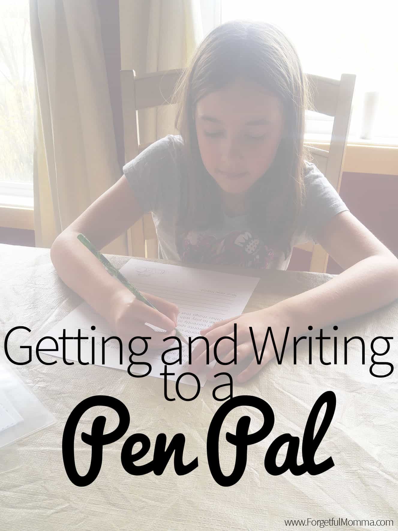 Getting and Writing to A Pen Pal