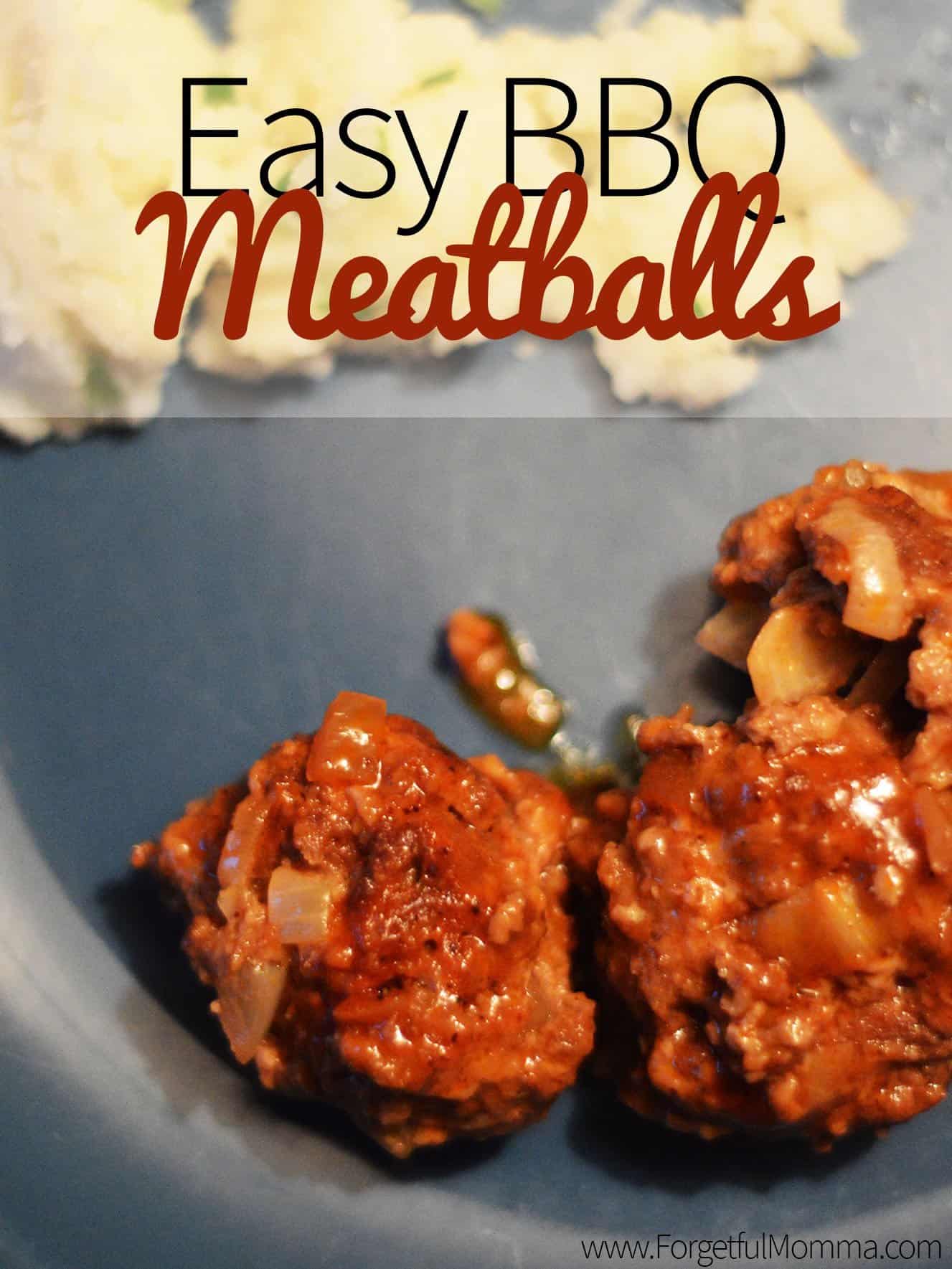 Easy BBQ Meatballs