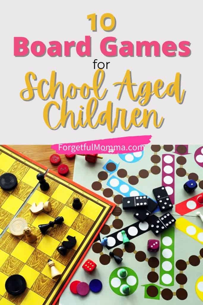10 Board Games for School Aged Children