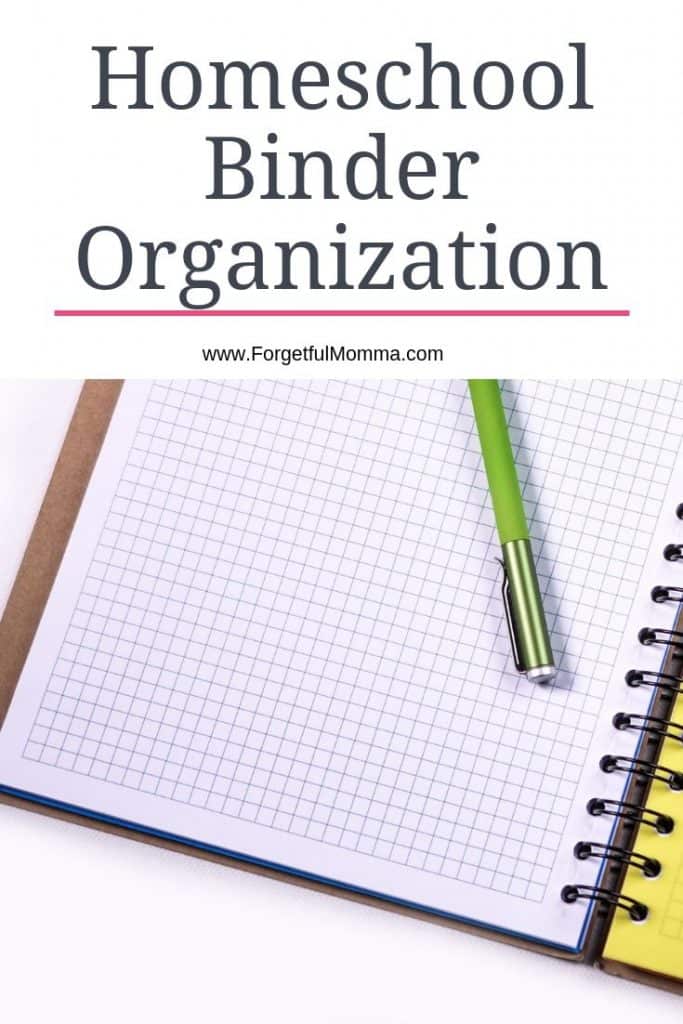 Homeschool Binder Organization Momma