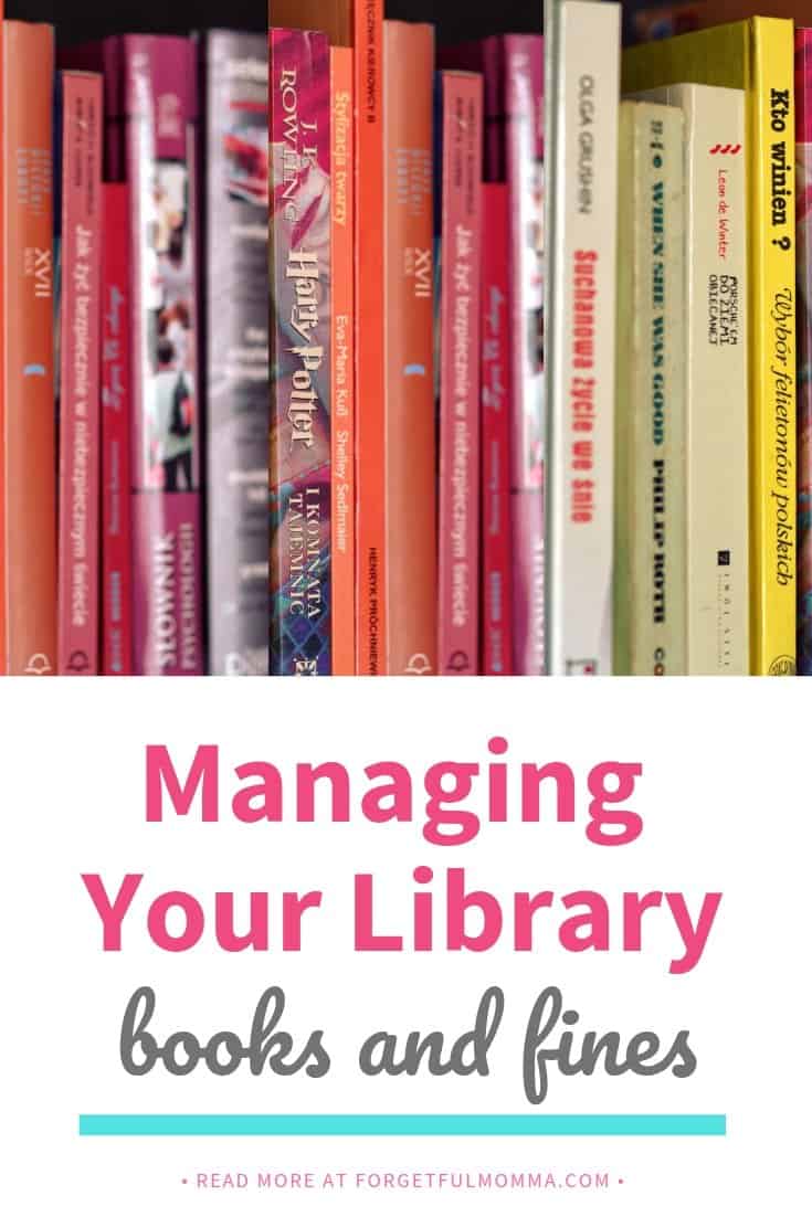 Managing Your Library Books and Fines