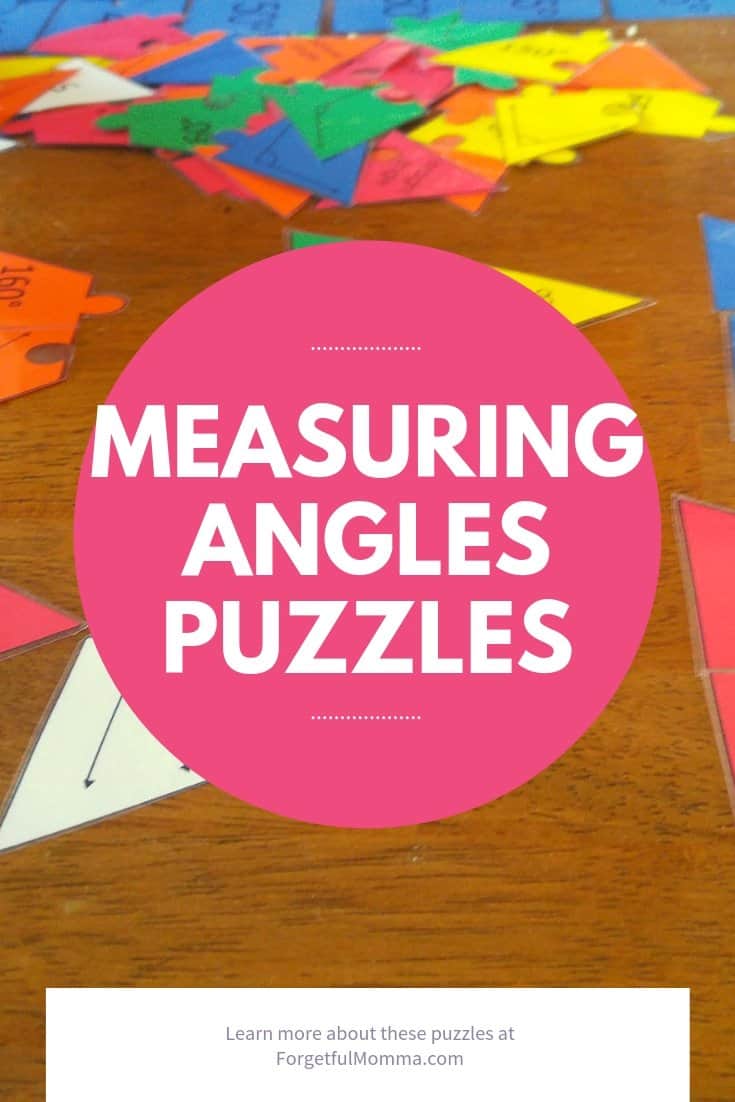 Measuring angles Puzzles - angles puzzle