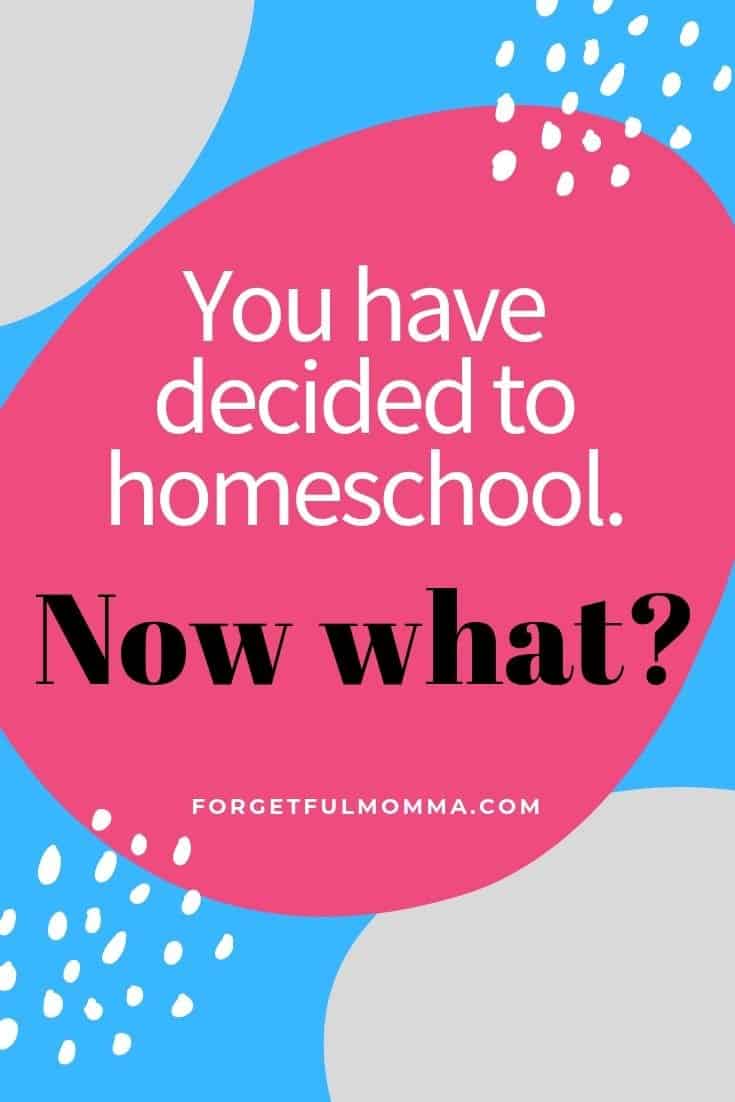 Planning to Homeschool, what next