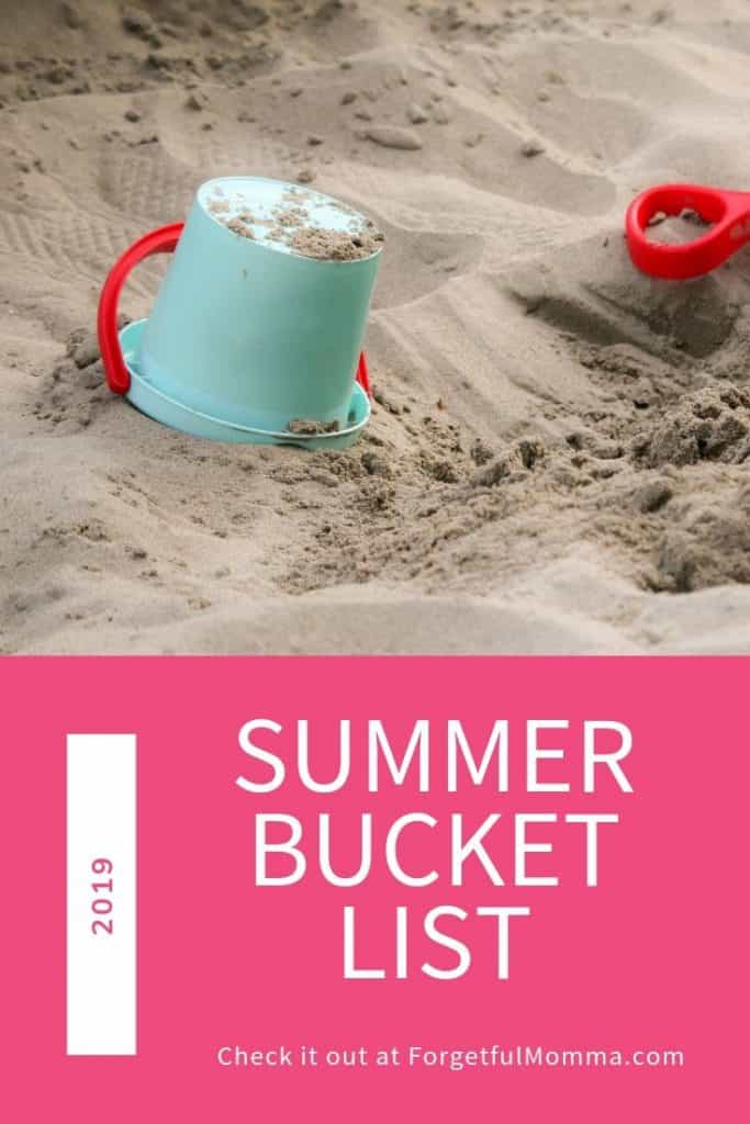 Summer Bucket List 2019