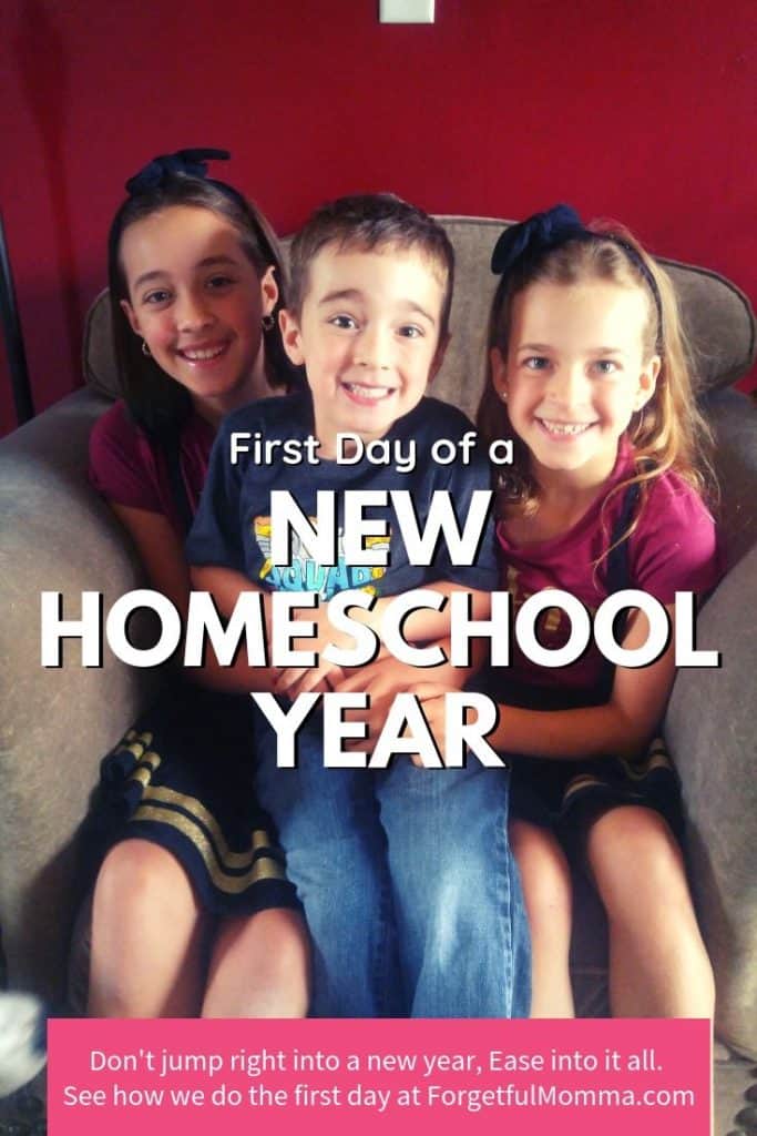 First Day of a New Homeschool Year