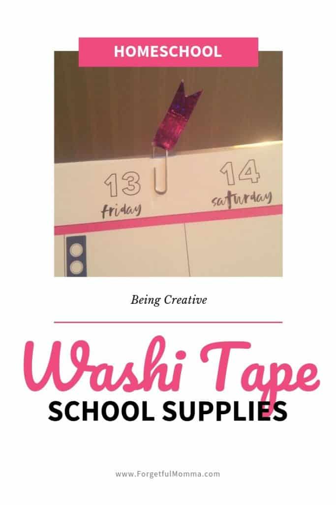 Washi Tape School Supplies