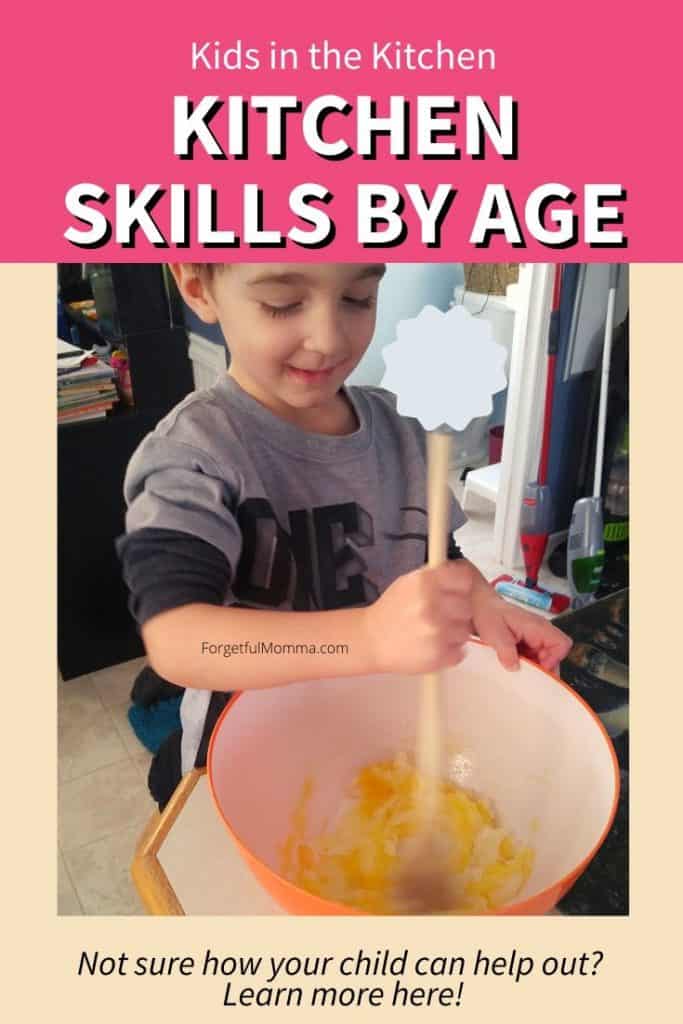 Kids in the Kitchen - Kitchen Skills By Age