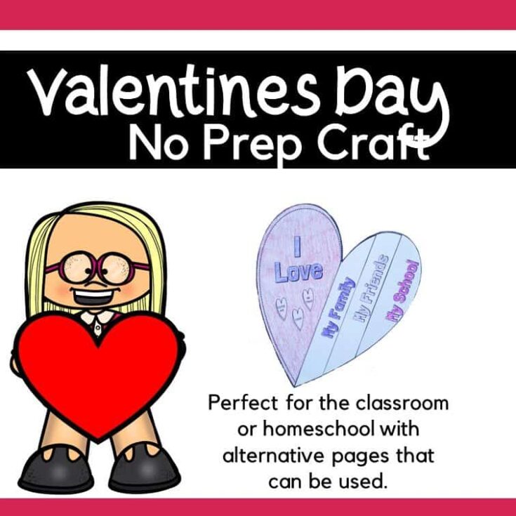 Valentine's Day Heart Craft - Flap Book
