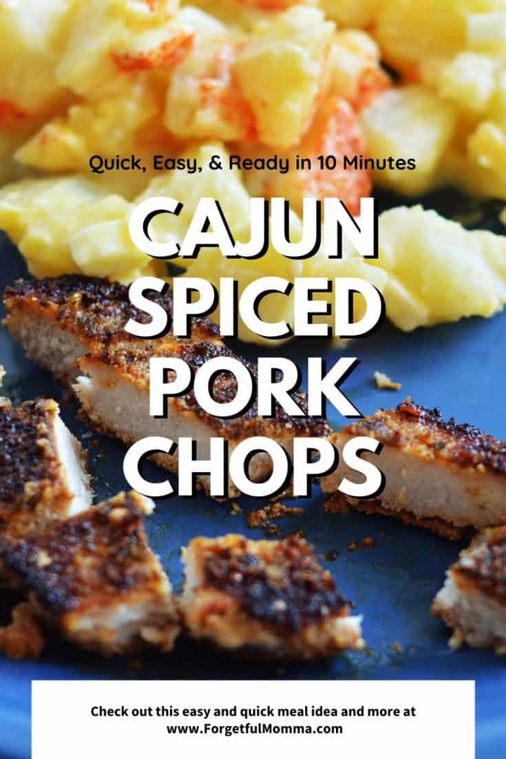 Cajun Spiced Pork Chops