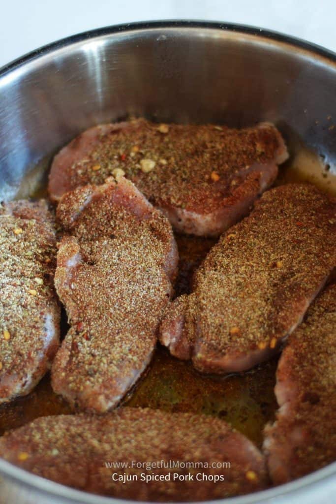 Cajun Spiced Pork Chops